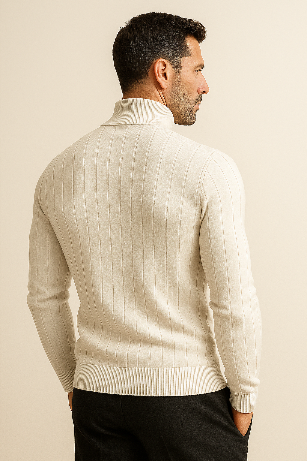 Corani Turtleneck White
