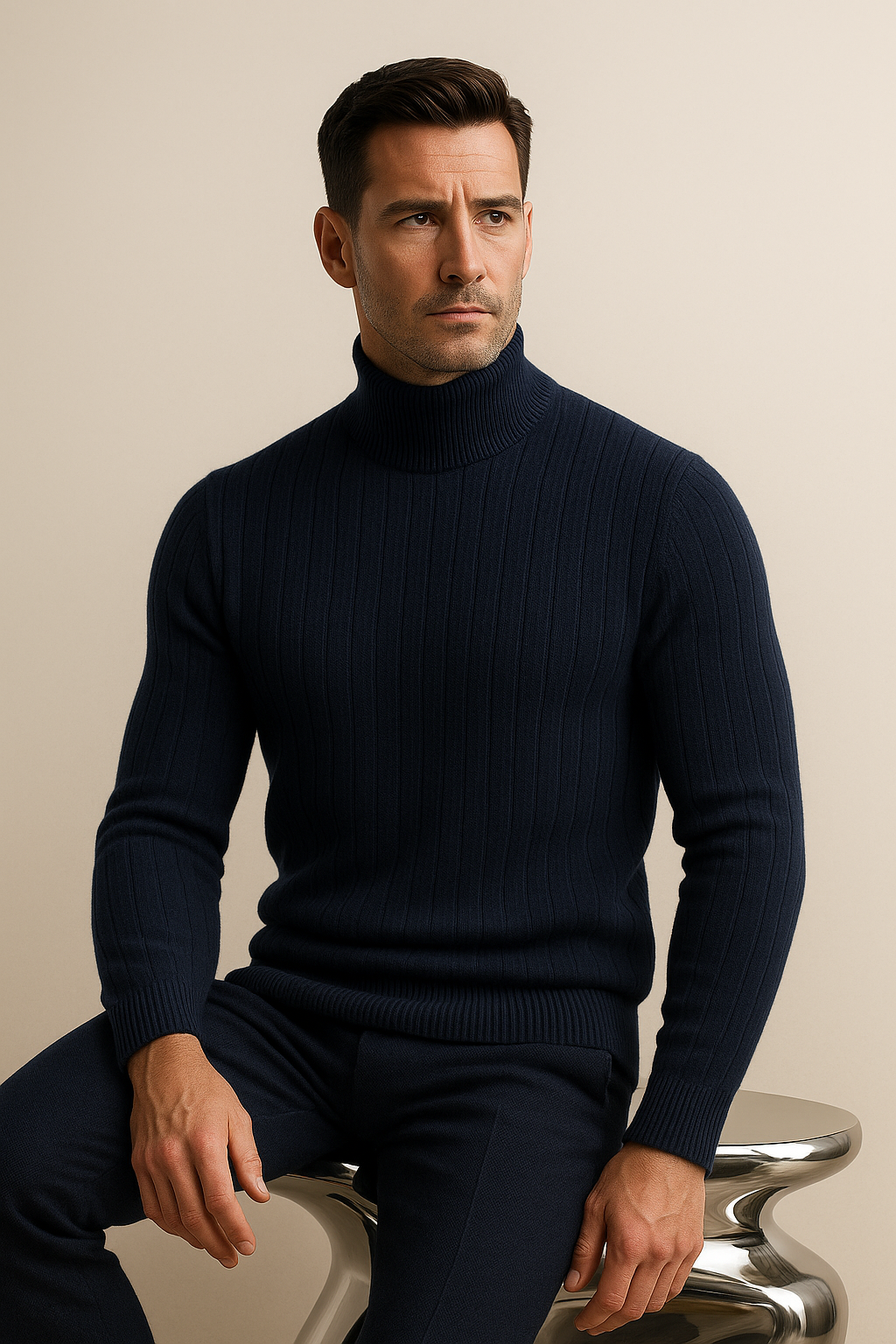 Corani Turtleneck Navy