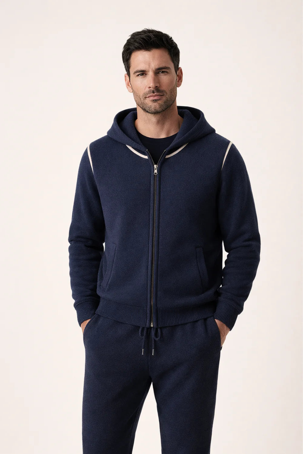 Ladore Cashmere Set Navy