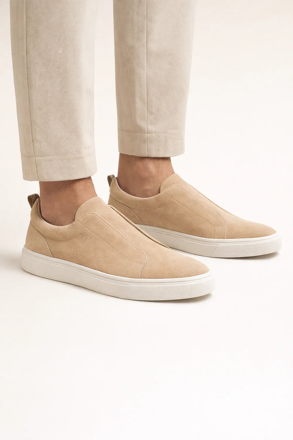 Ladore Suede Slip-On Beige