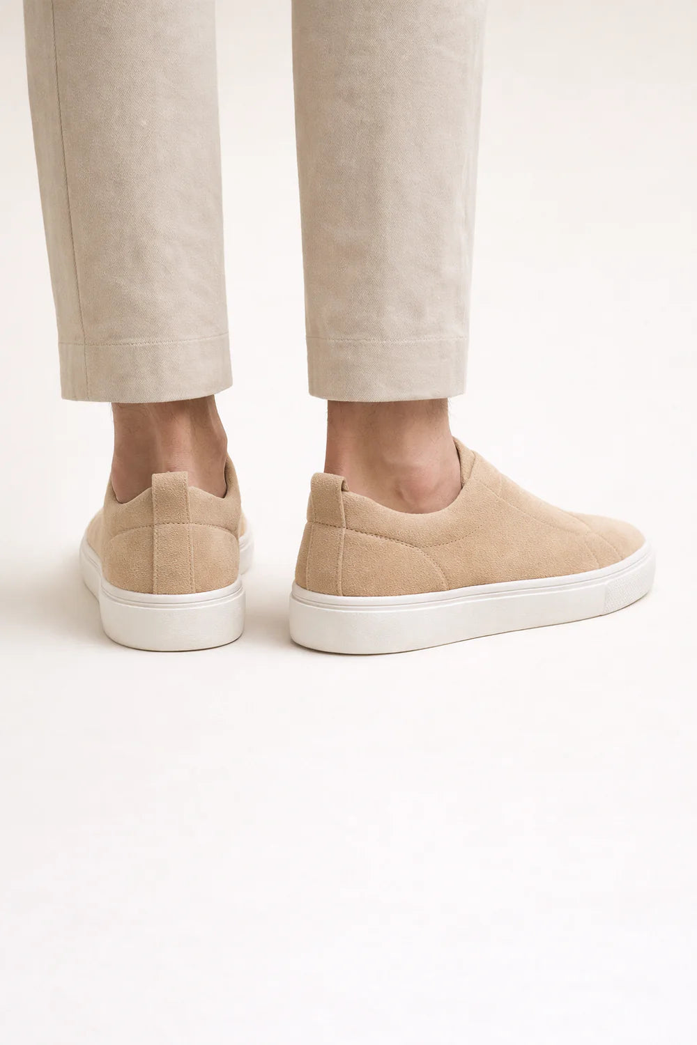 Ladore Suede Slip-On Beige