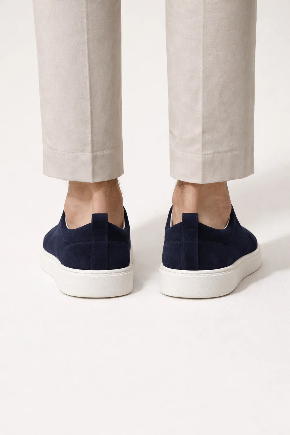 Ladore Suede Slip-On Navy