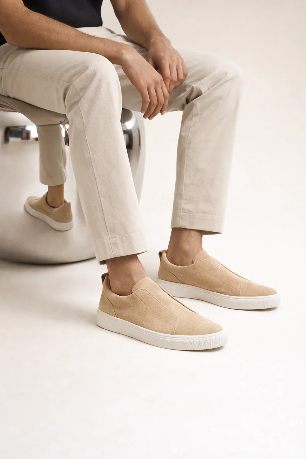 Ladore Suede Slip-On Beige