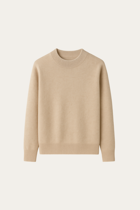 Creme Cashmere Crewneck