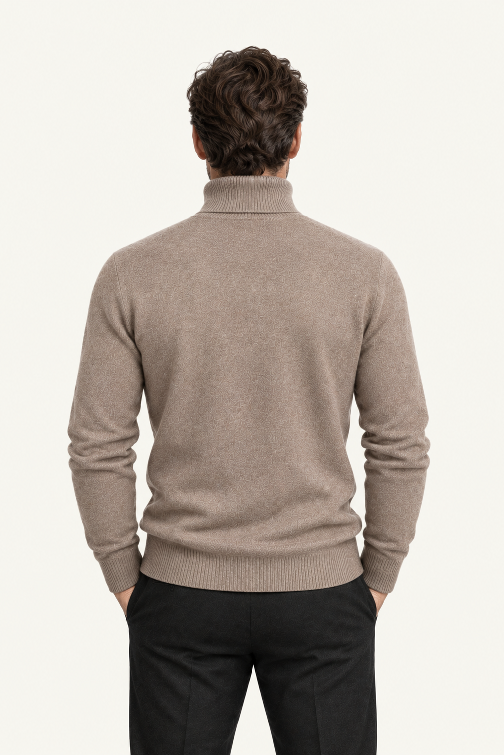 Paravi Wool Turtleneck Beige