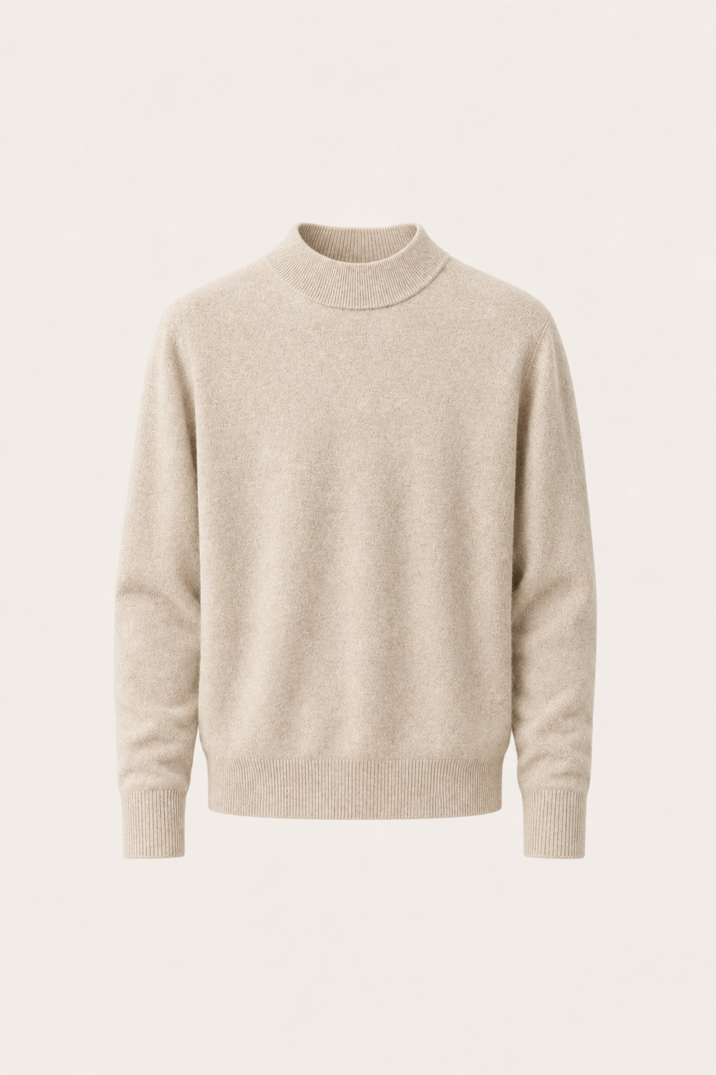 Arelio Mock Neck Sand