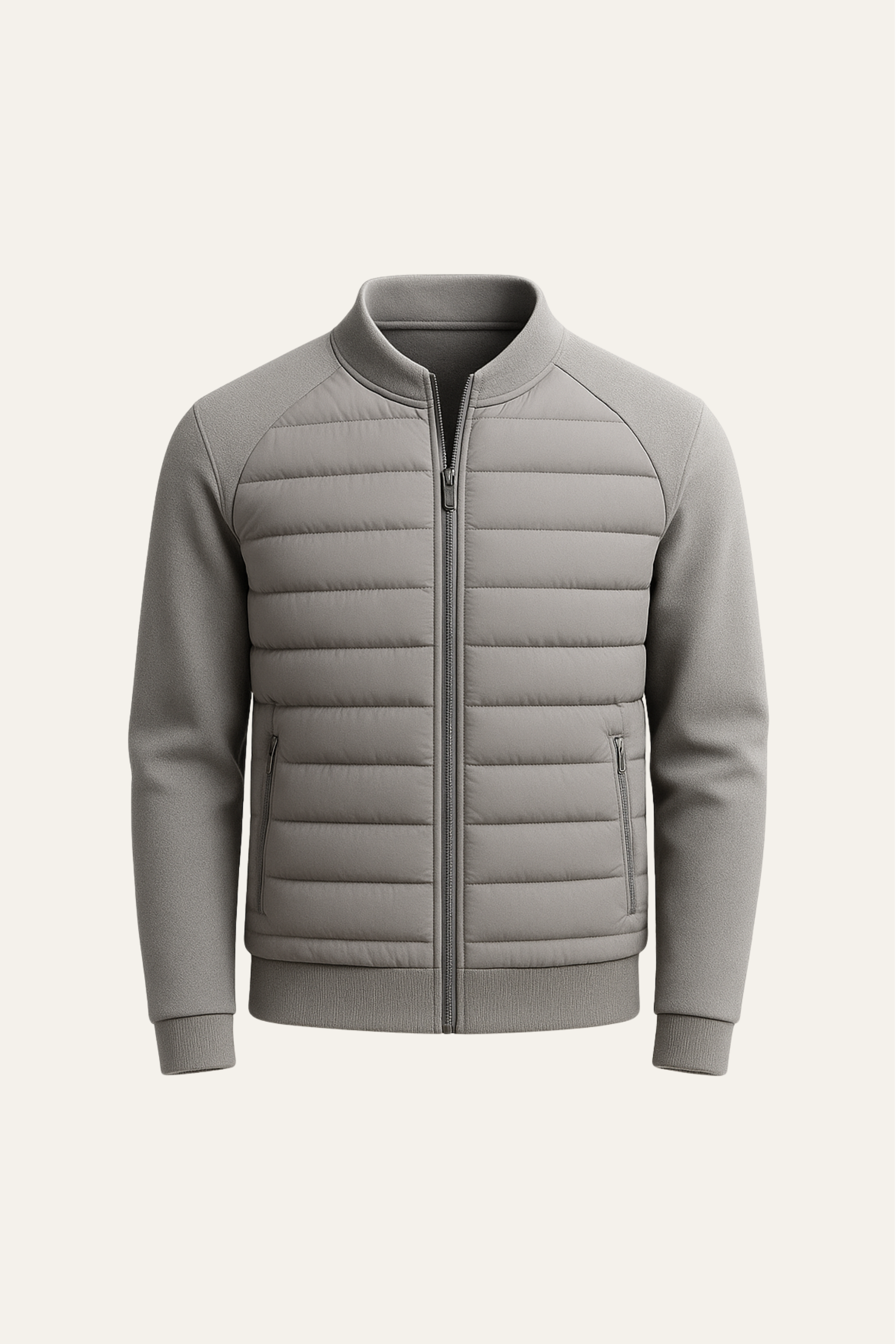 Belaro Padded Wool Jacket Grey