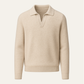 Malero Wool Polo Knit Oatmeal