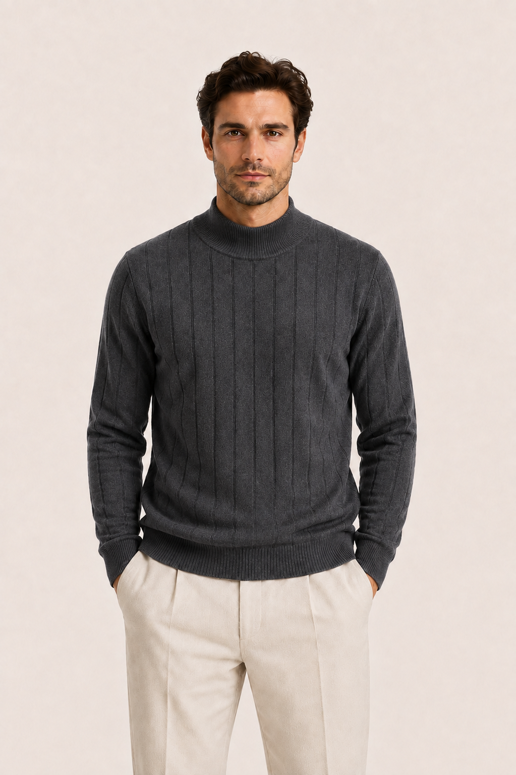 Corani Semi-Turtleneck Grey