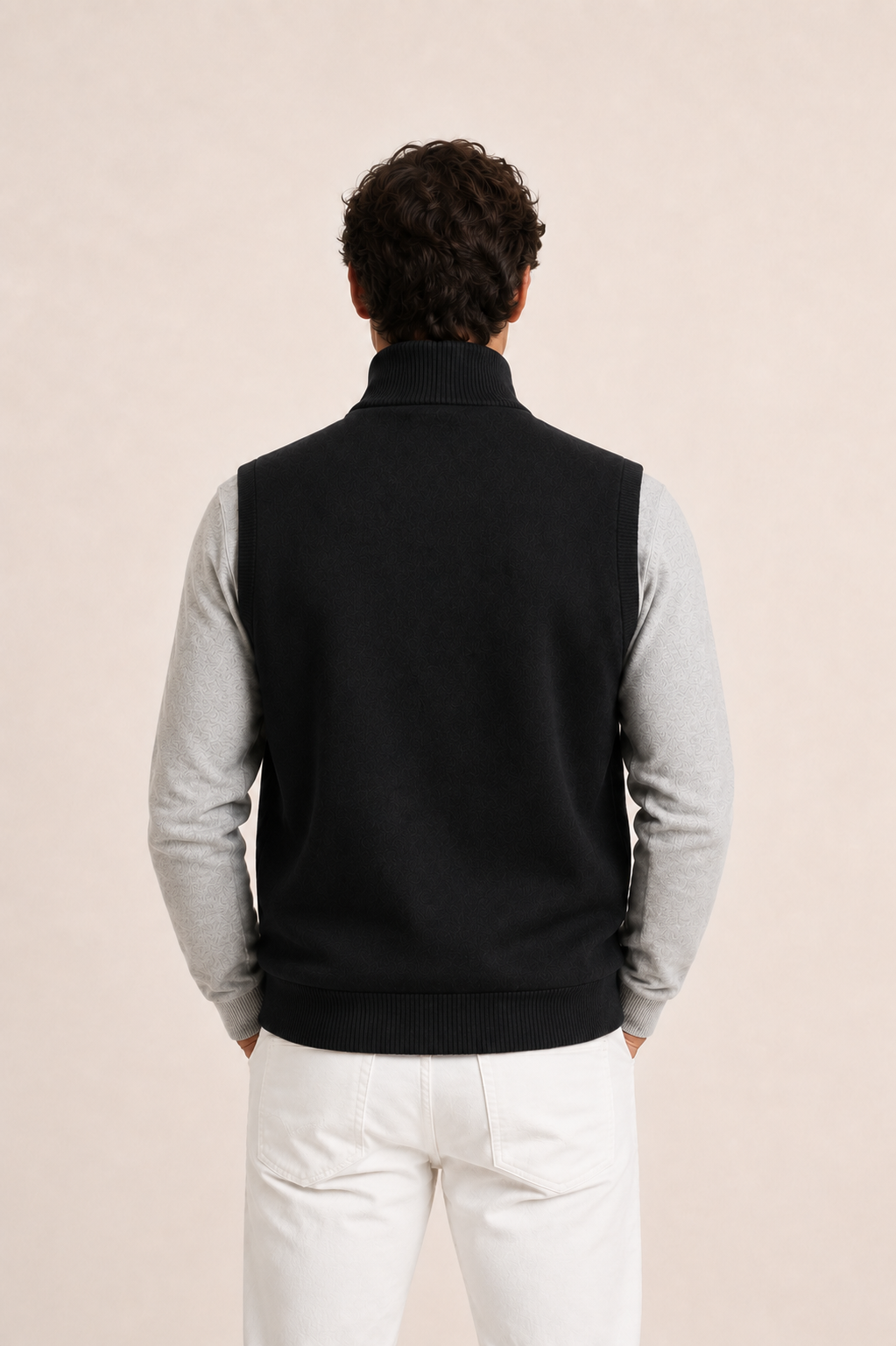 Avenor Wool Vest Black