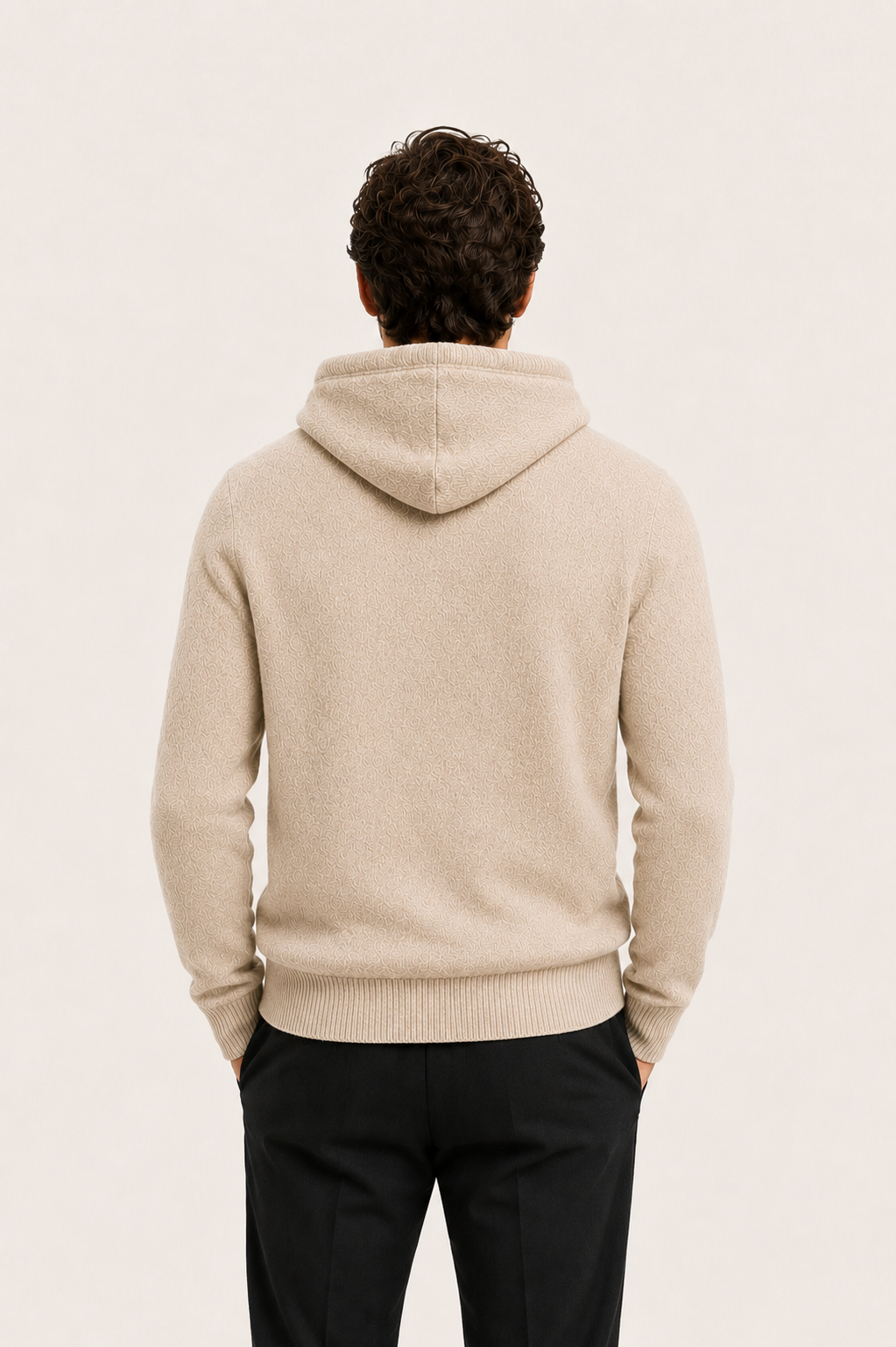Avaro Hooded Knit Beige