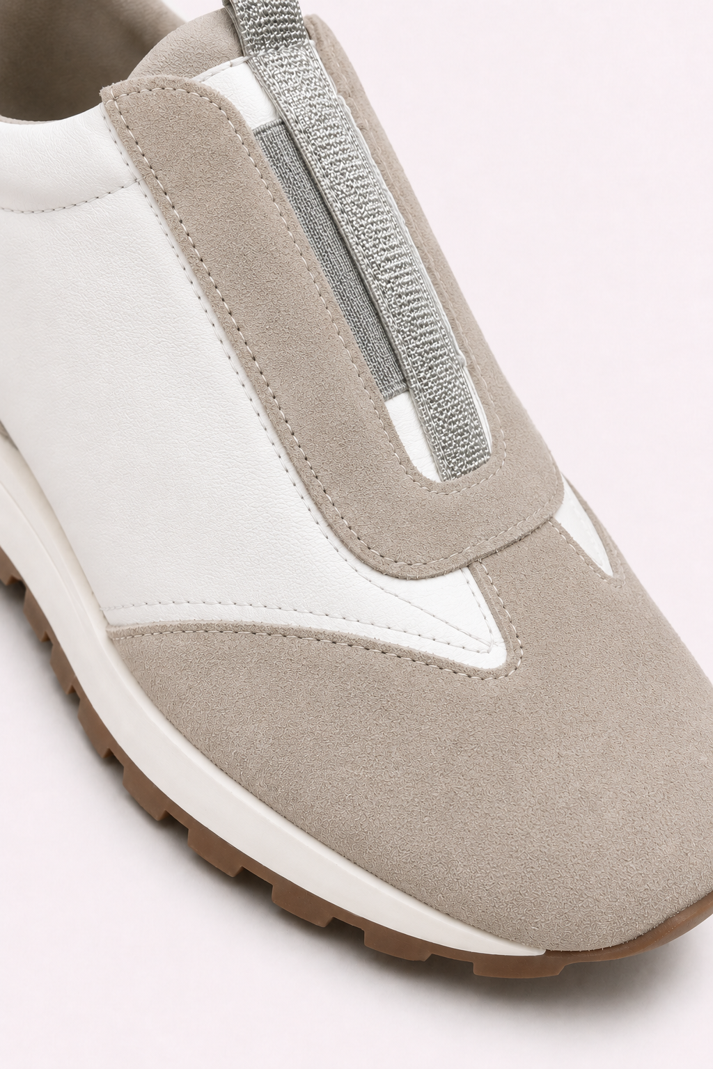 Chamaro Sneakers White - Greige