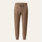 Belorin Wool Knit Joggers Brown