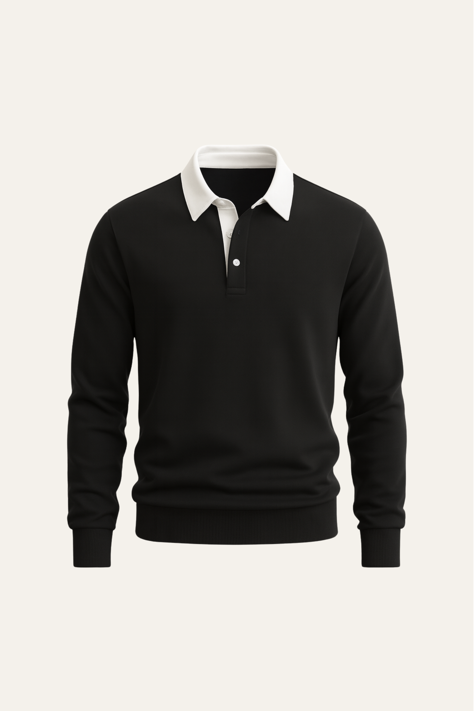 Meravo Polo Knit Black
