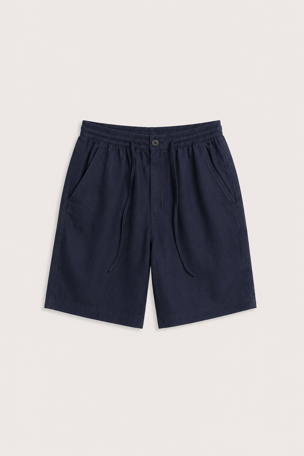 Levano Linen Short Navy Blue
