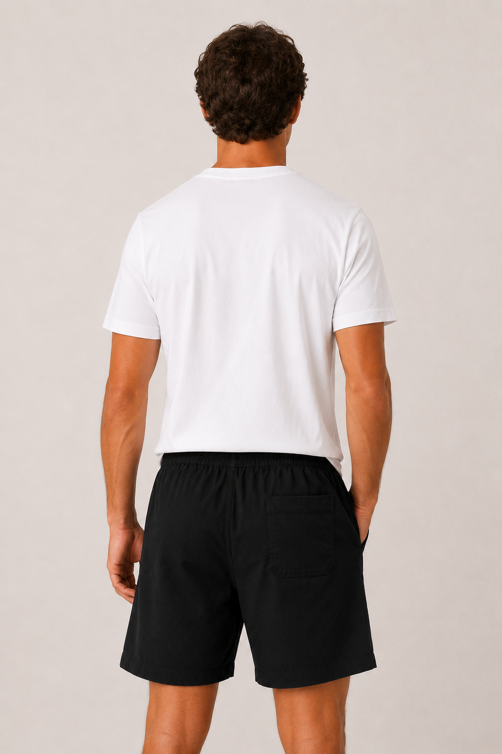Levano Linen Short Black