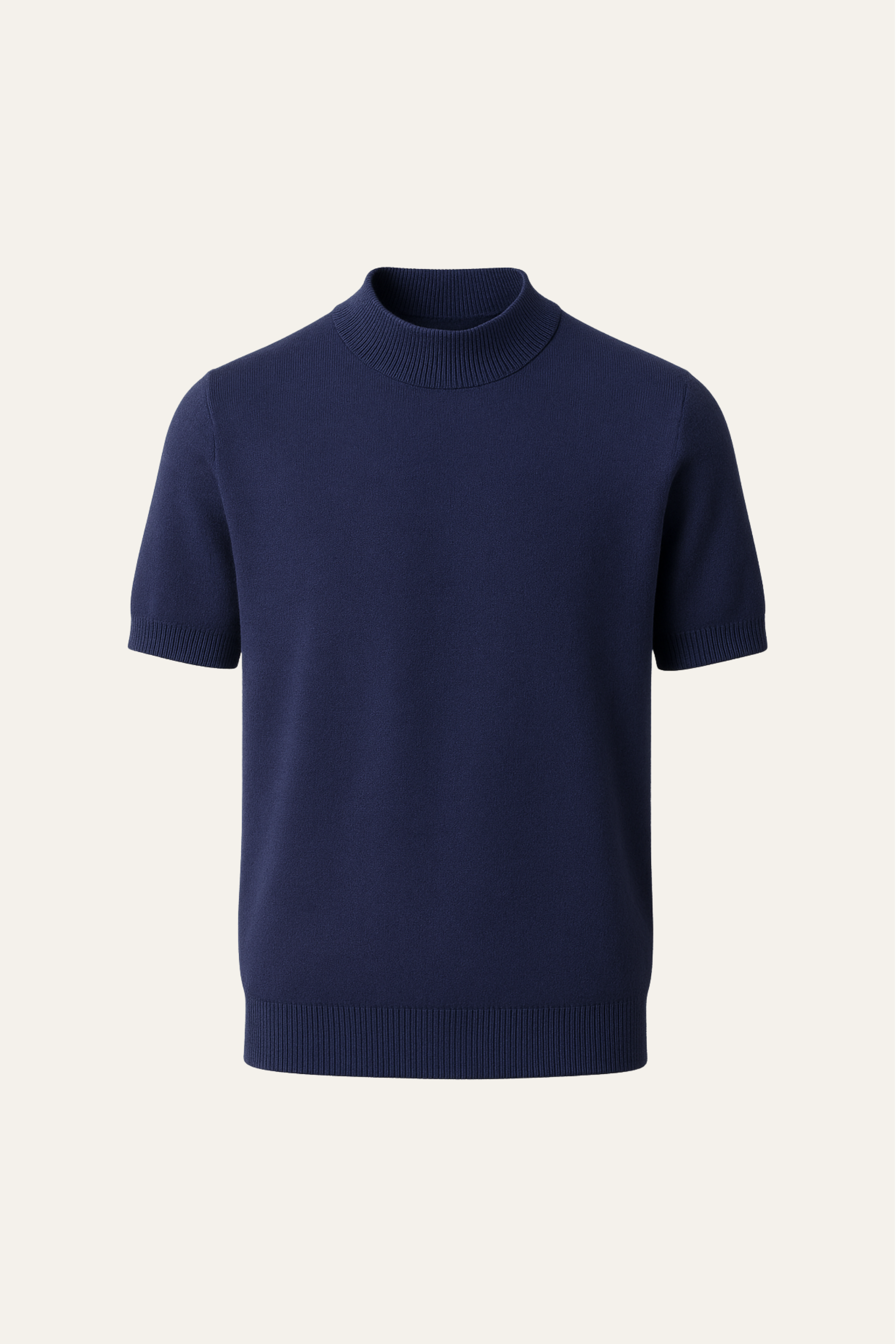 Aurelo Wool T-Shirt Navy