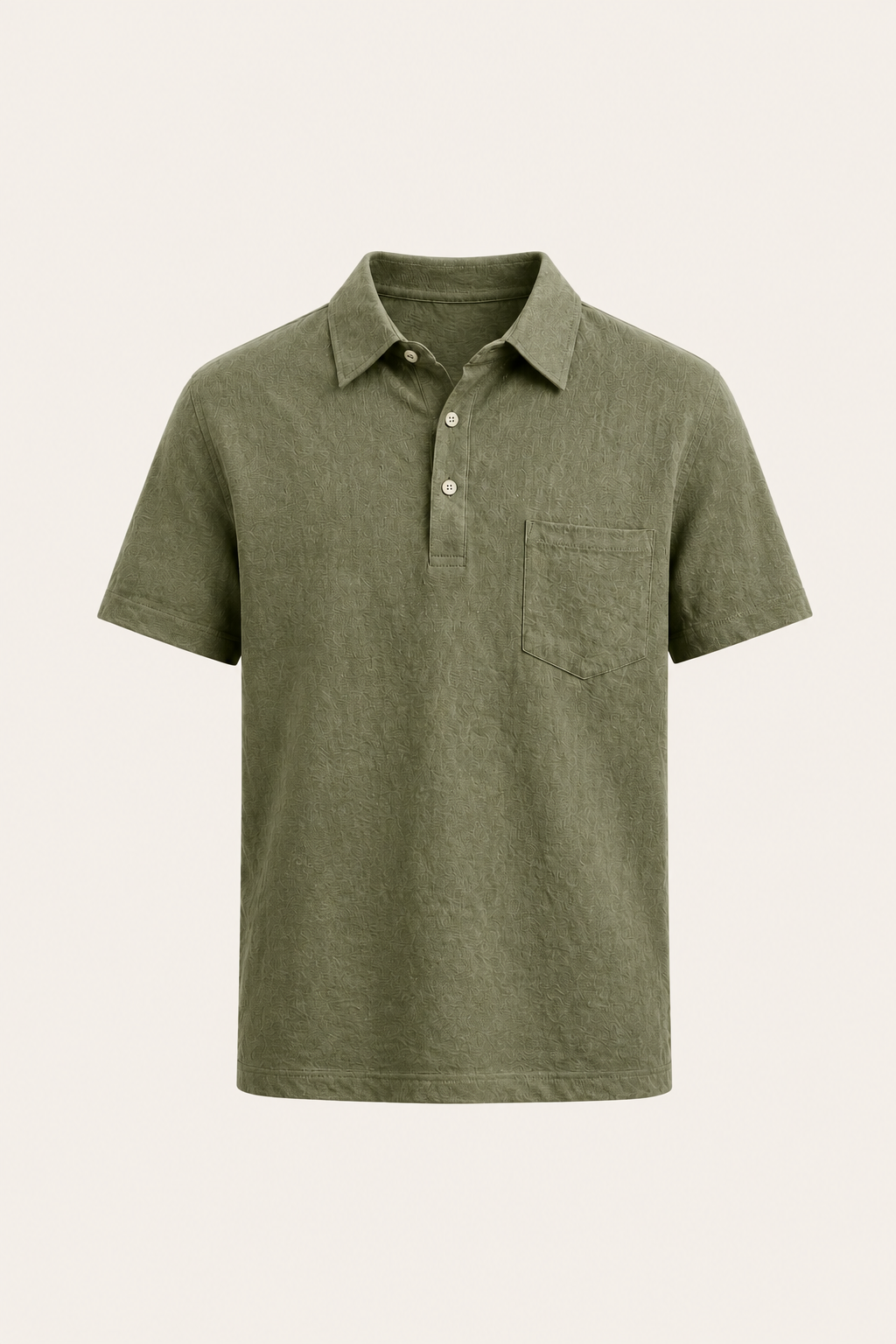Linano Linen Polo Green