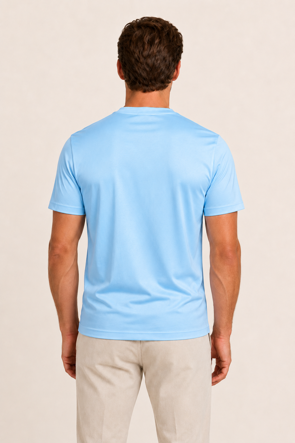 Merciro Cotton Tee Sky Blue