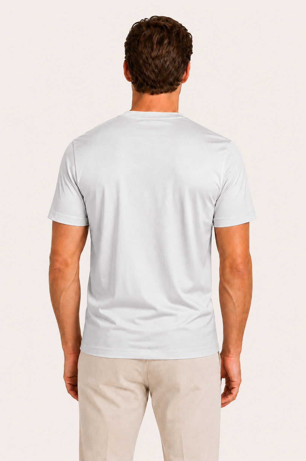 Merciro Cotton Tee Light Grey