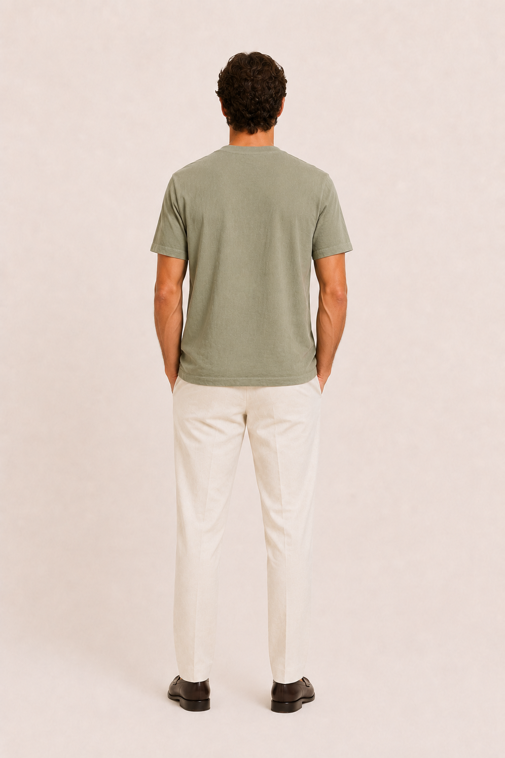 Alano Linen Tee Green