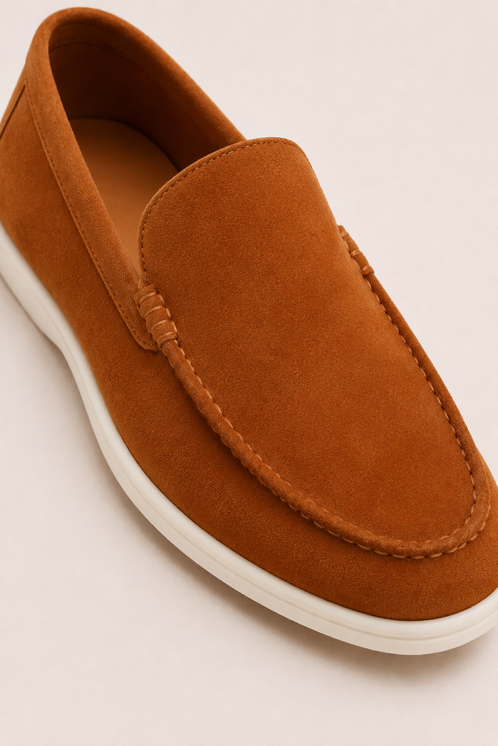 Bavaro Suede Loafers Terracotta