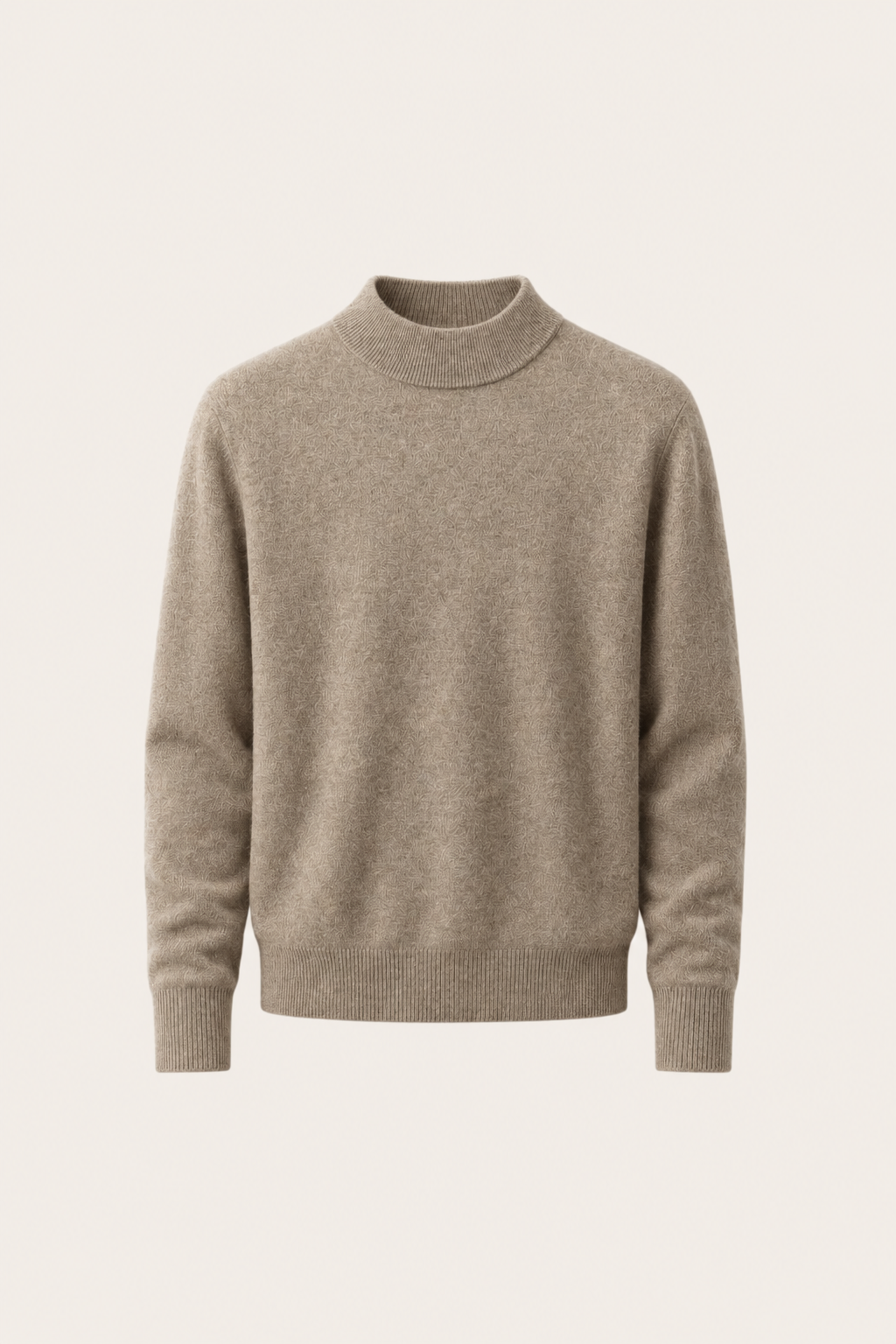 Arelio Mock Neck Taupe
