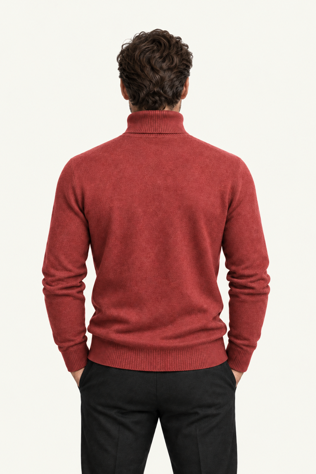 Paravi Wool Turtleneck Red