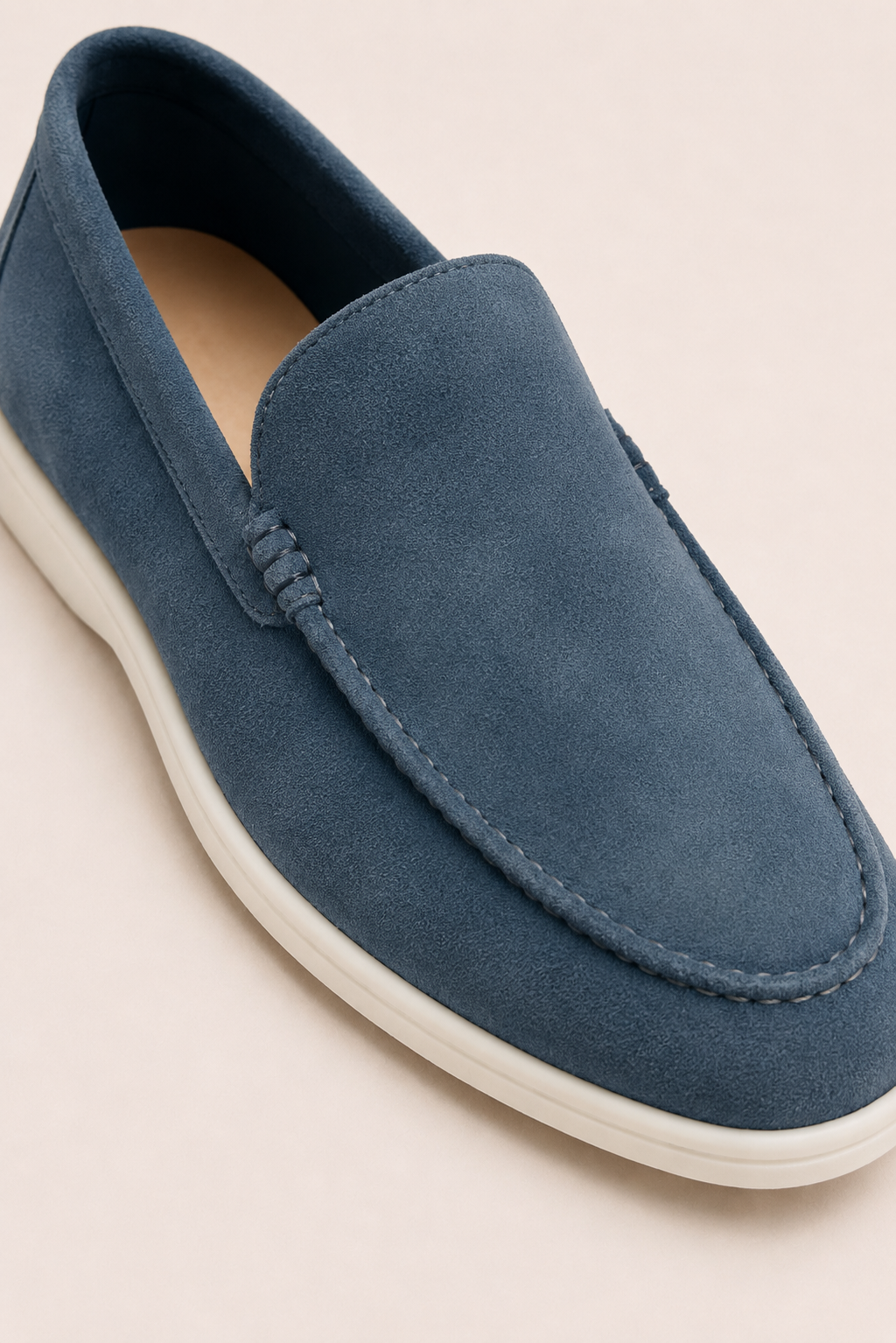Bavaro Suede Loafers Ocean Teal