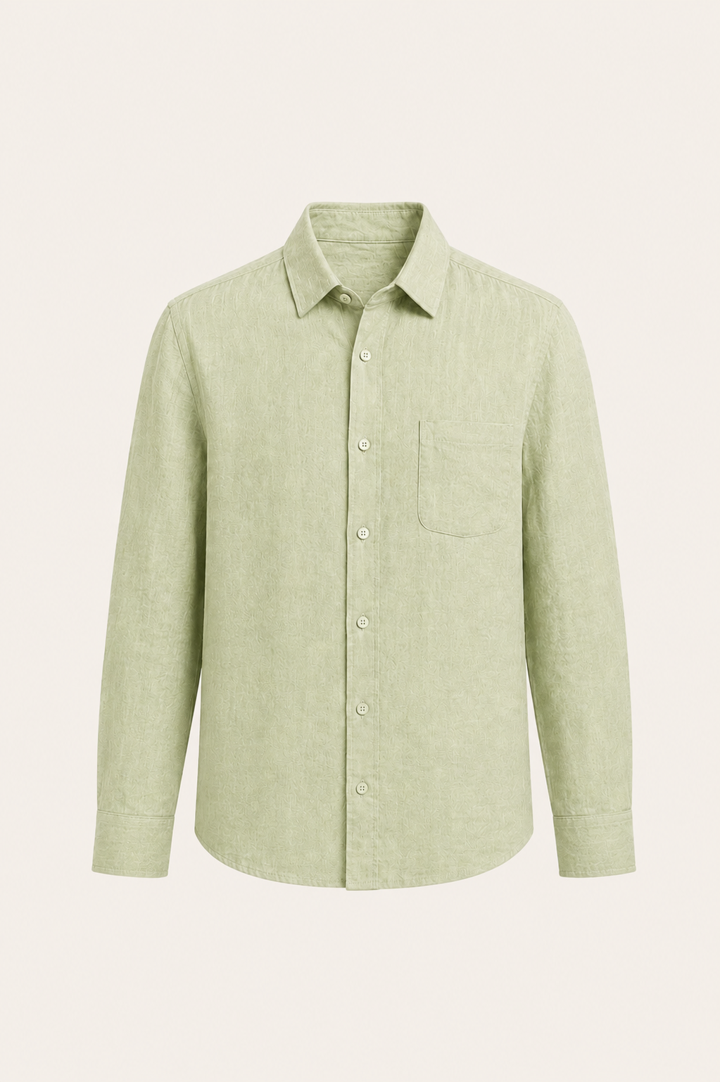 Milano Linen Shirt Light Green