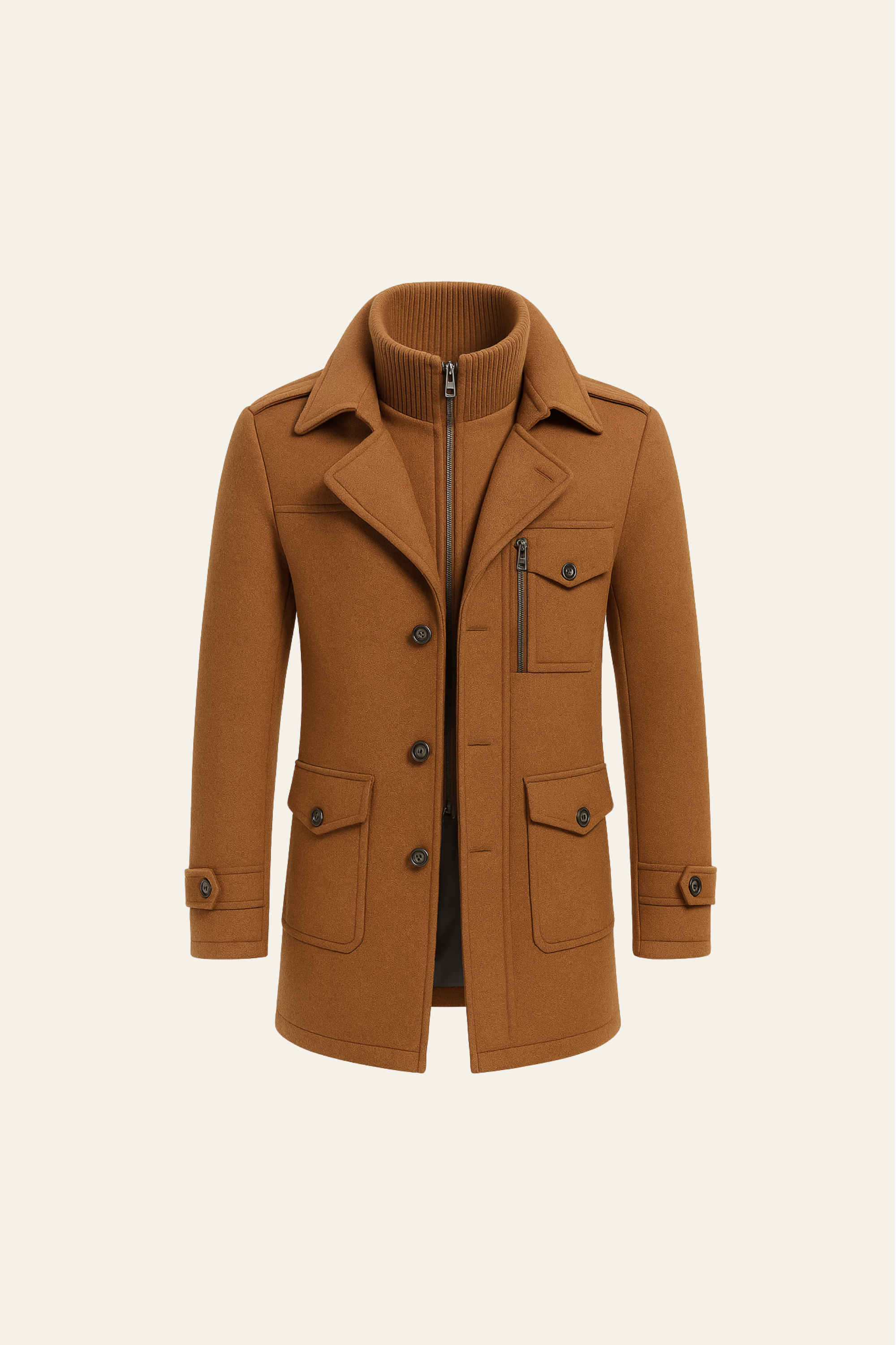 Celano Field Coat Orange