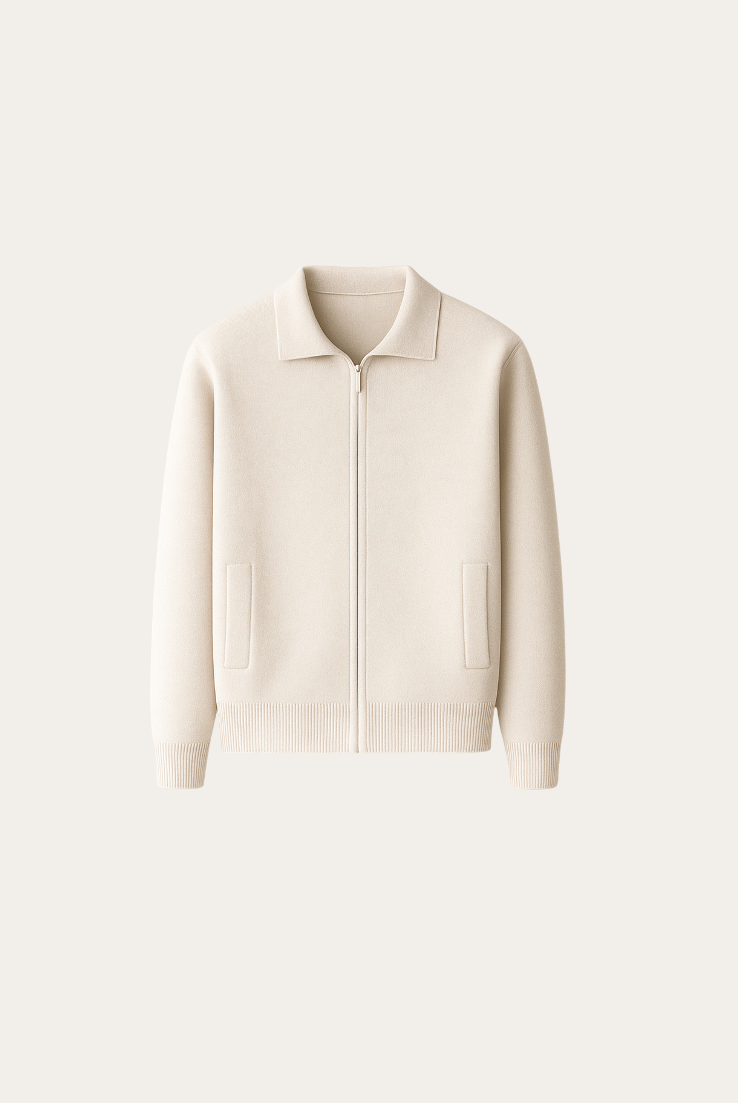 White Polo Cardigan
