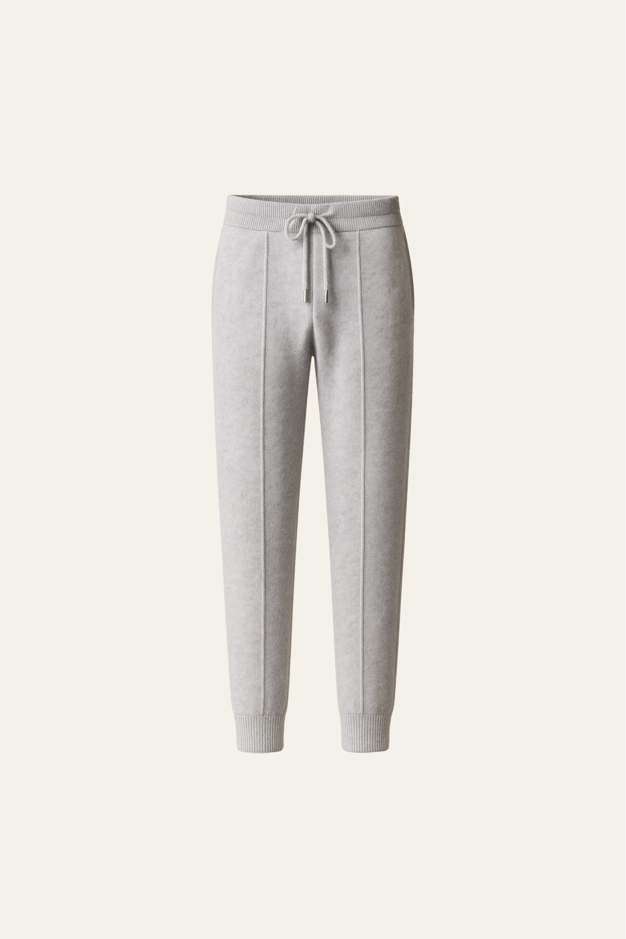 Belorin Wool Knit Joggers Grey