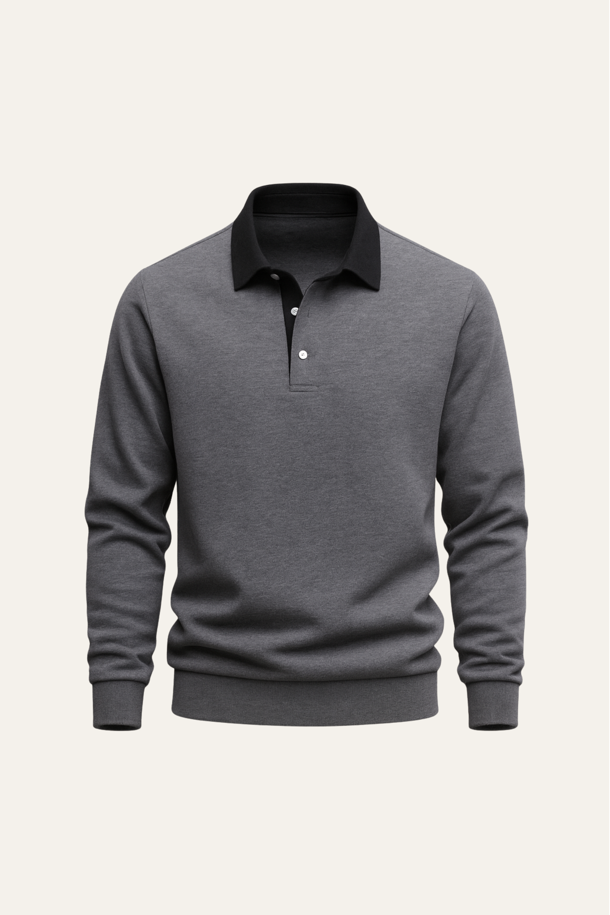 Meravo Polo Knit Grey