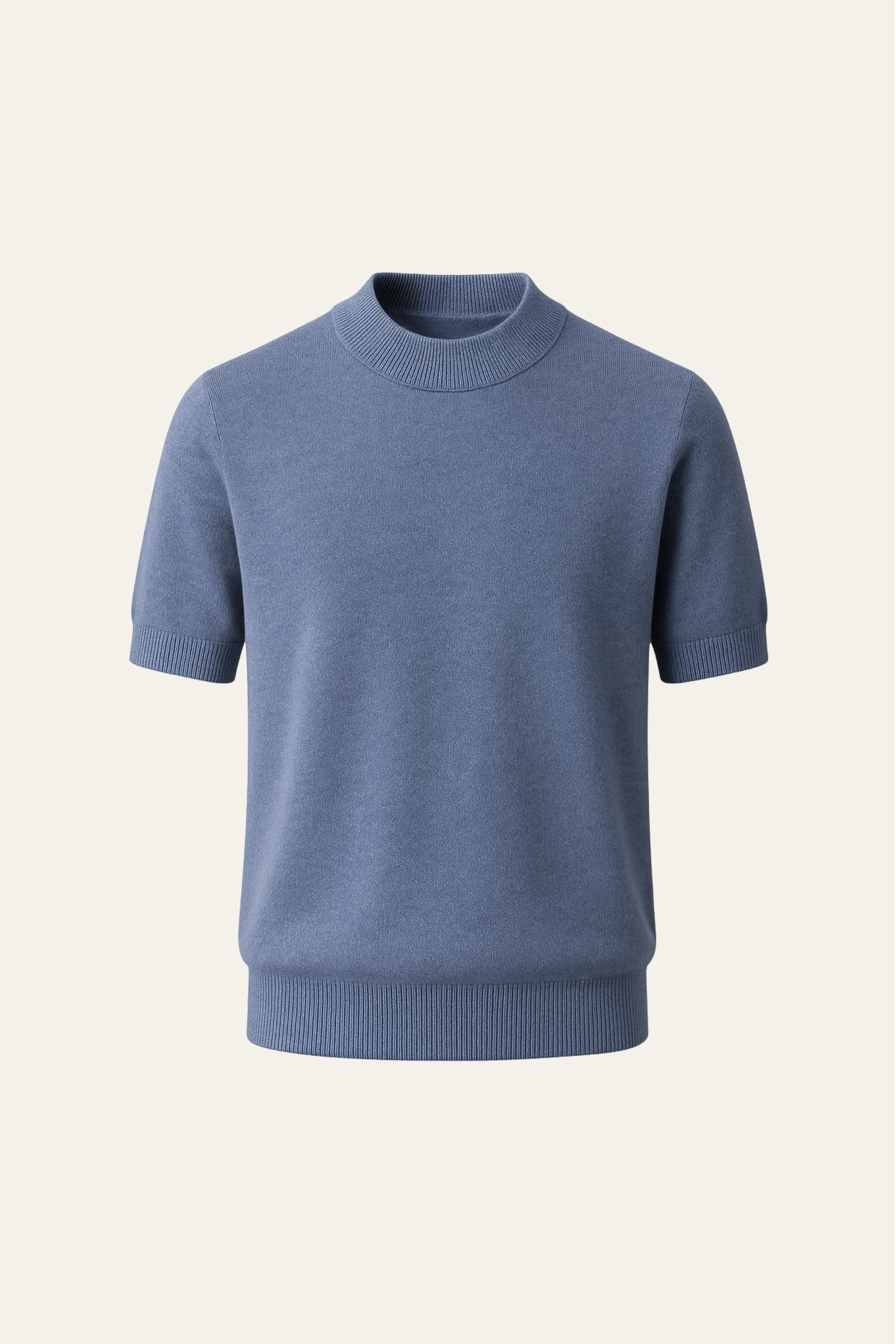 Aurelo Wool T-Shirt Blue