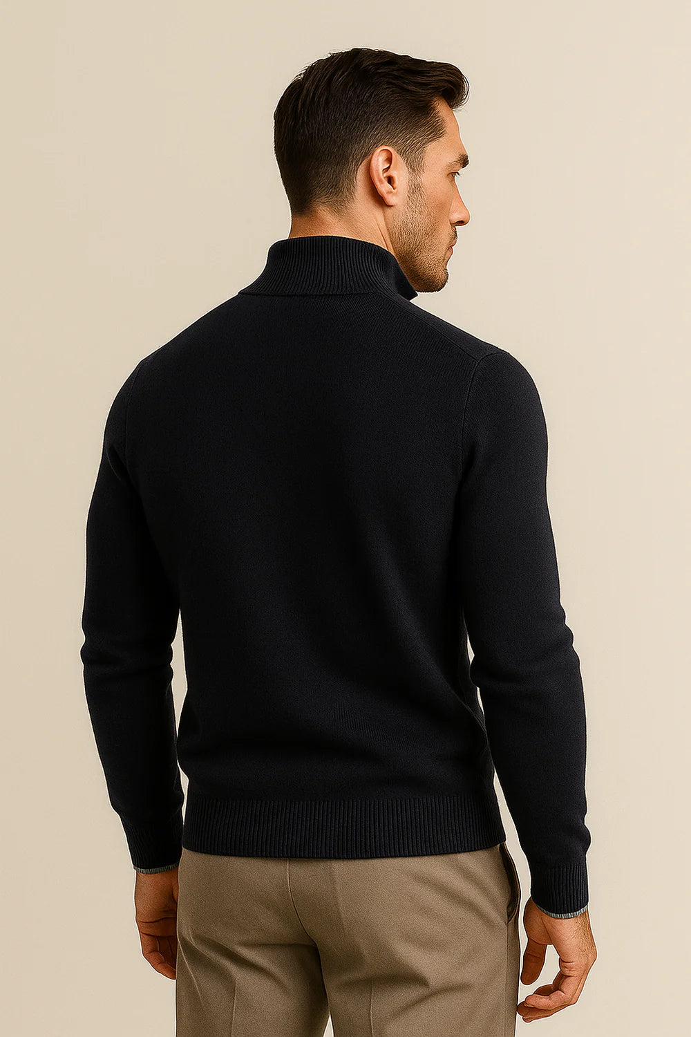 Neviro Zip Cardigan Navy