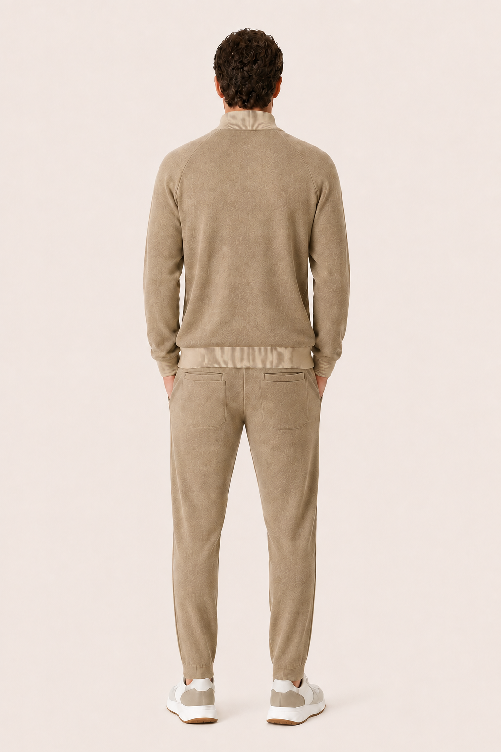 Ladore Cashmere Zip Set Beige / Khaki