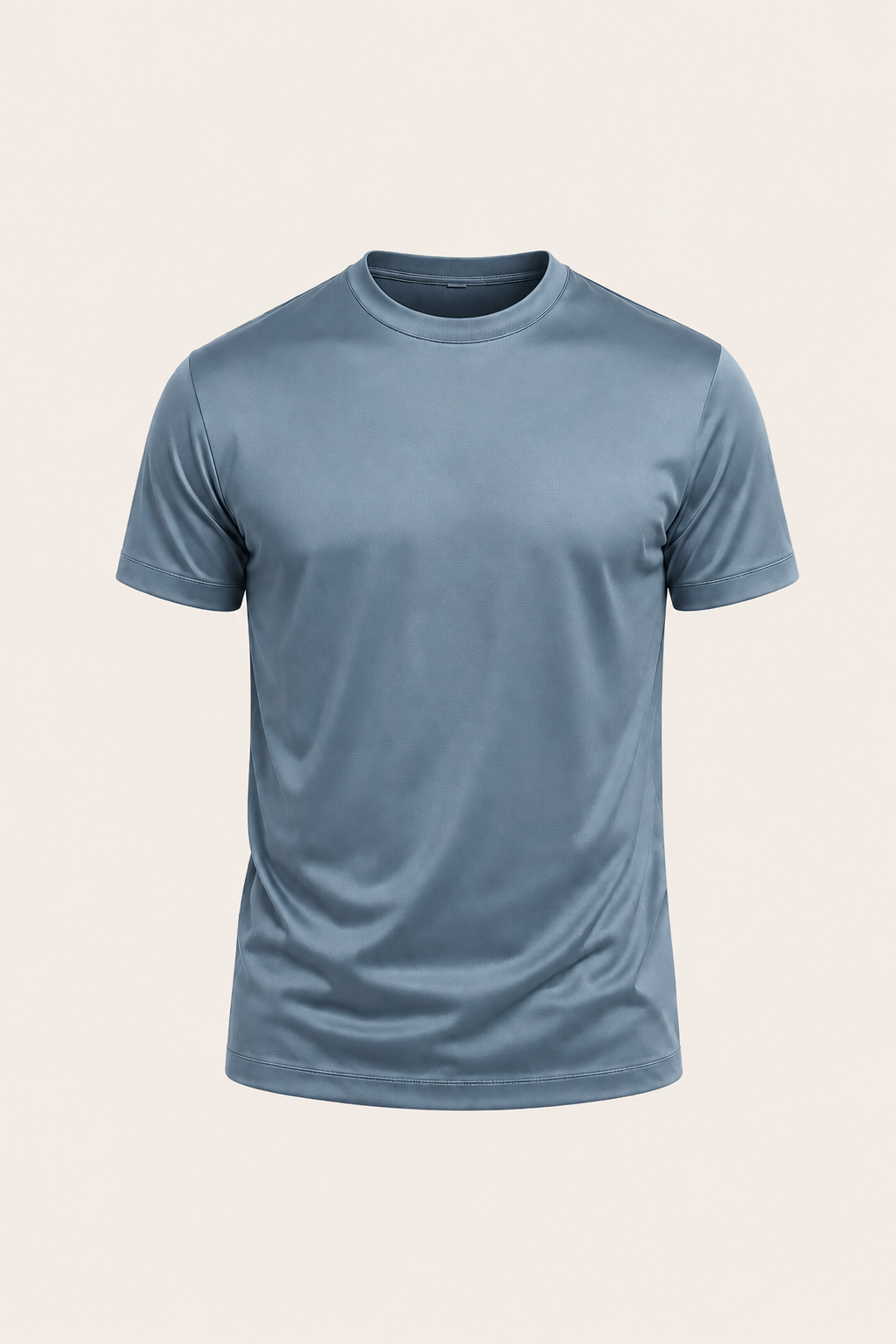 Merciro Cotton Tee Steel Blue