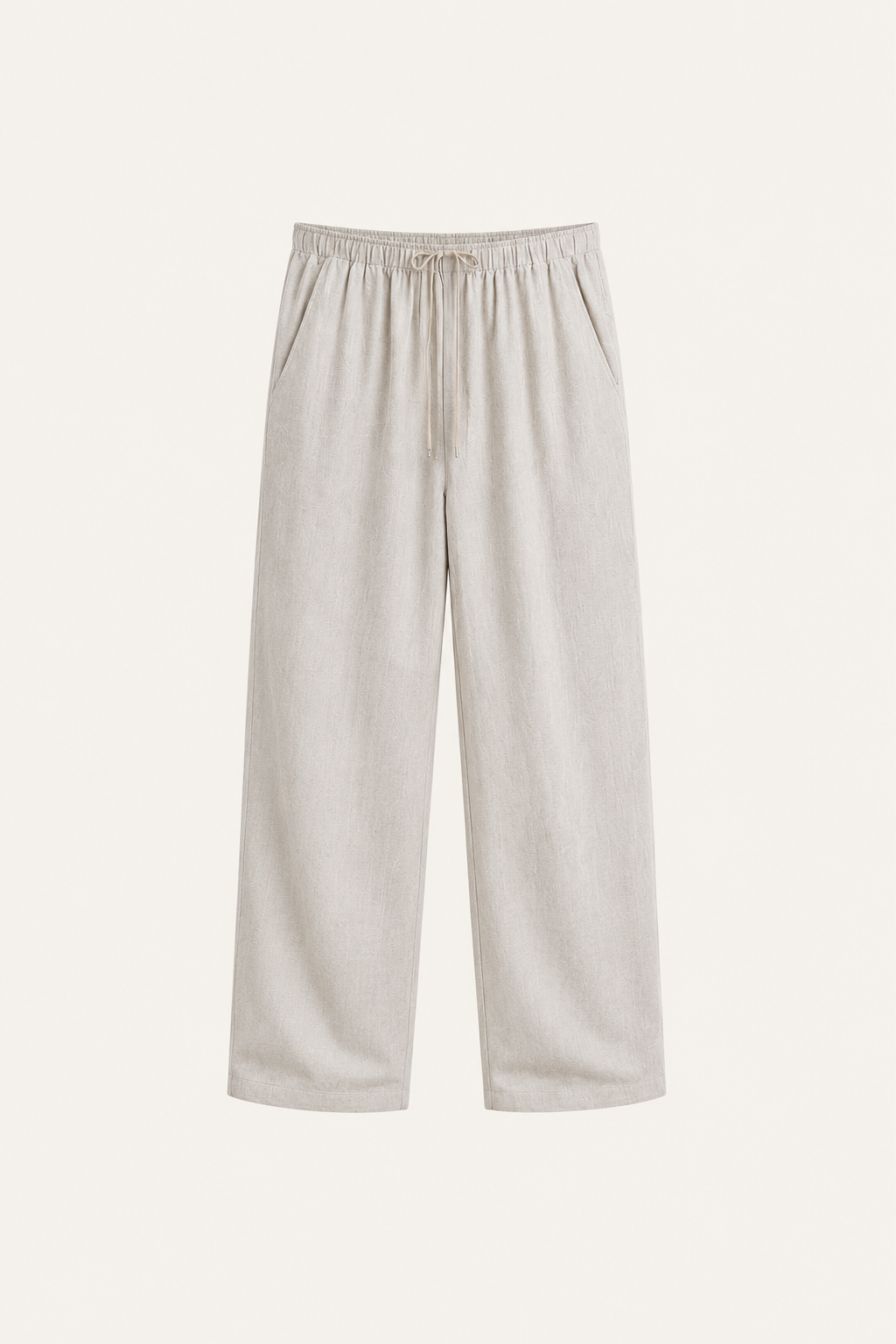 Avaron Linen Pantalon Linen Greige