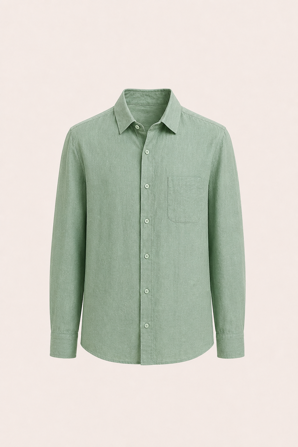 Milano Linen Shirt Dark Green