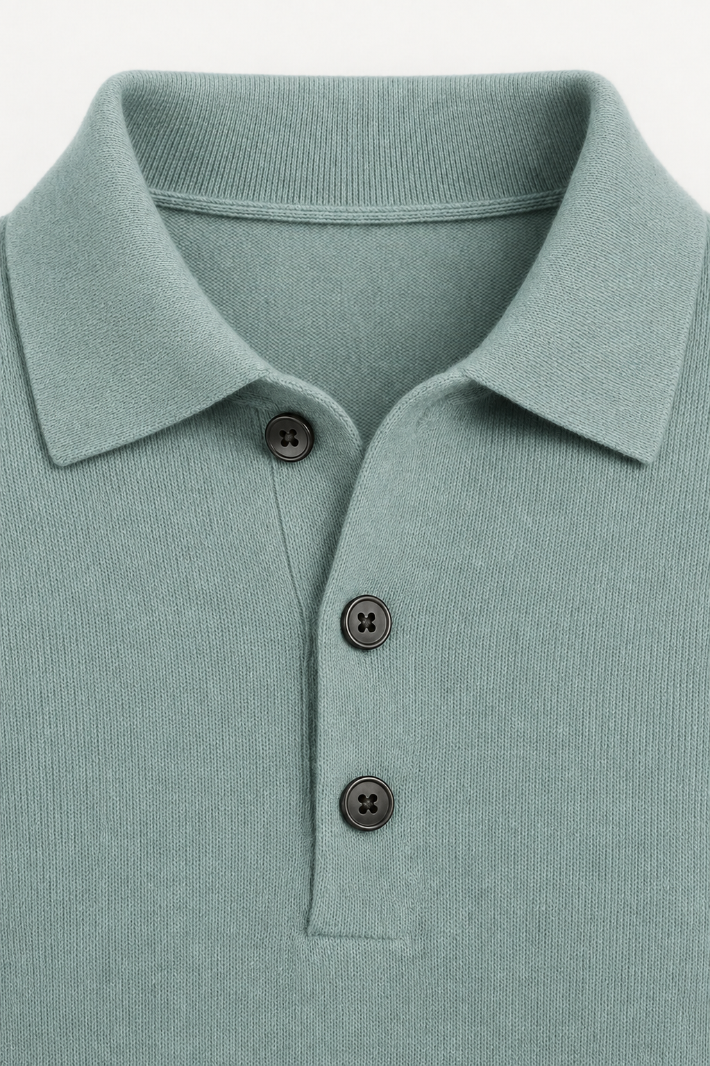 Avarel Wool Polo Knit Green