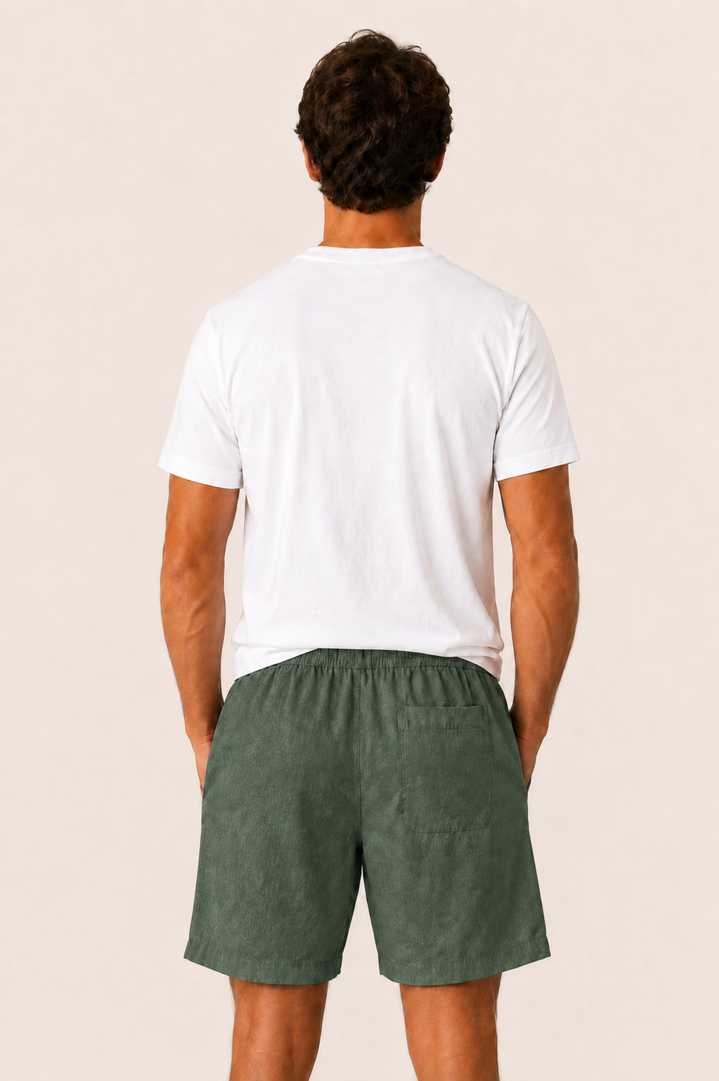Levano Linen Short Green