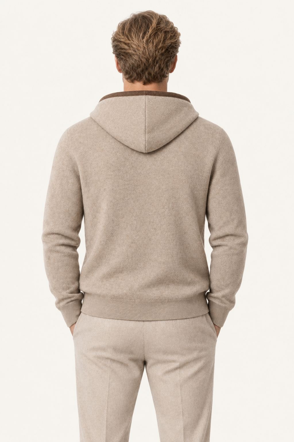 Ravalo Cashmere Zip Hoodie Brown
