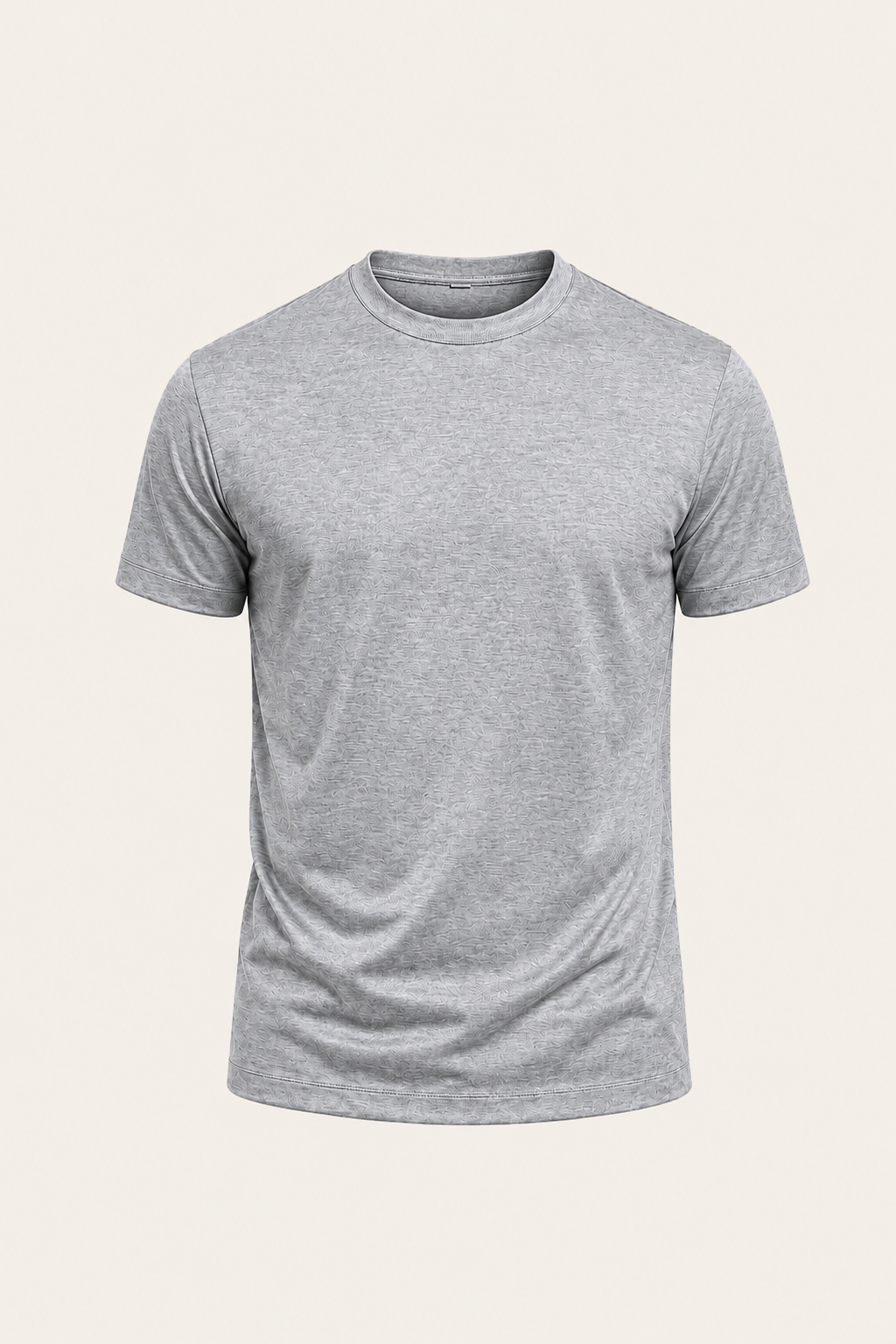Merciro Cotton Tee Marled Grey