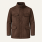 Savero Suede Coat Brown