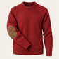 Sorivo Elbow-Patch Crewneck Red