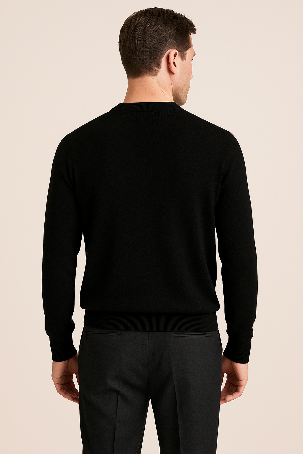 Black Cashmere Crewneck
