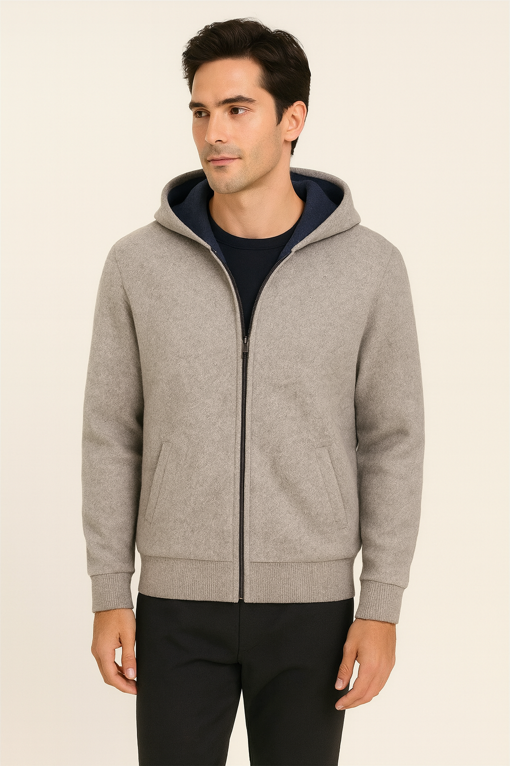 Talero Hooded Zip Knit