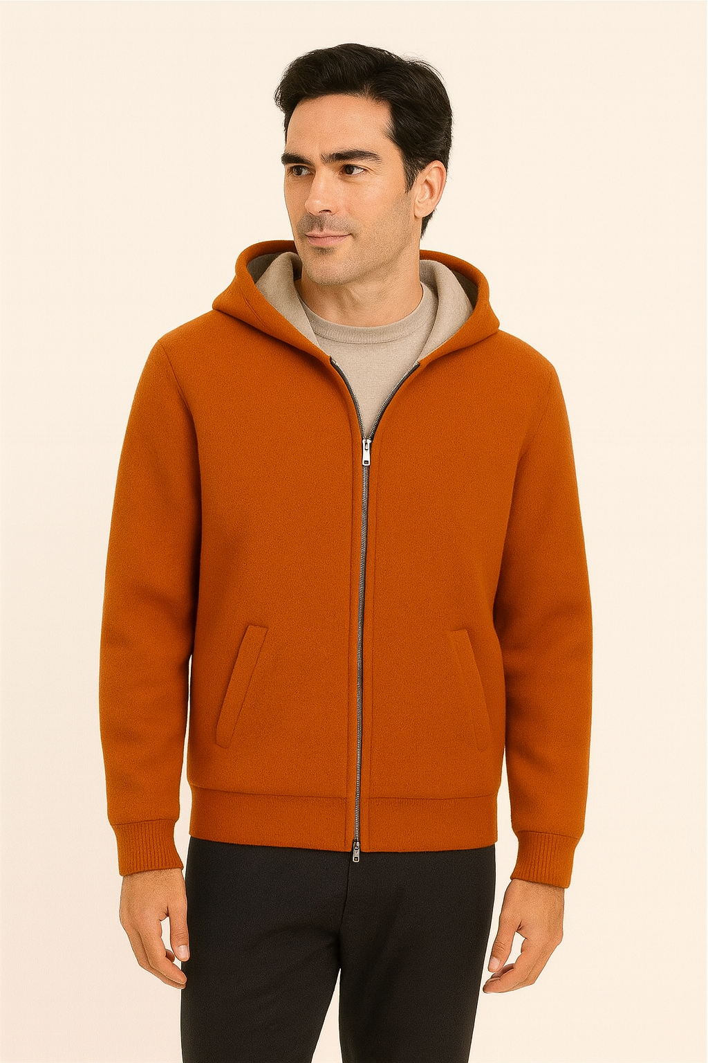 Talero Hooded Zip Knit