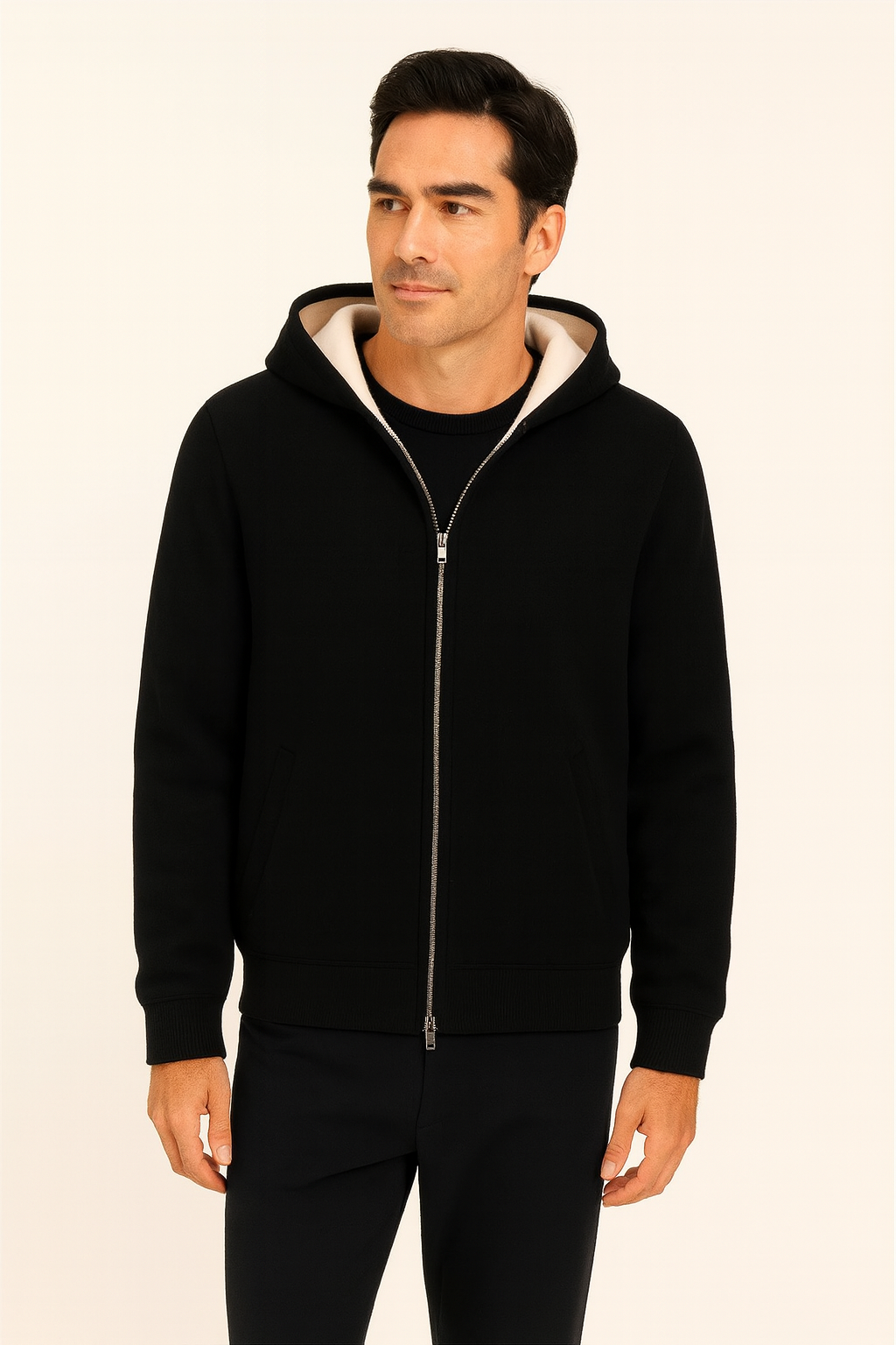 Talero Hooded Zip Knit